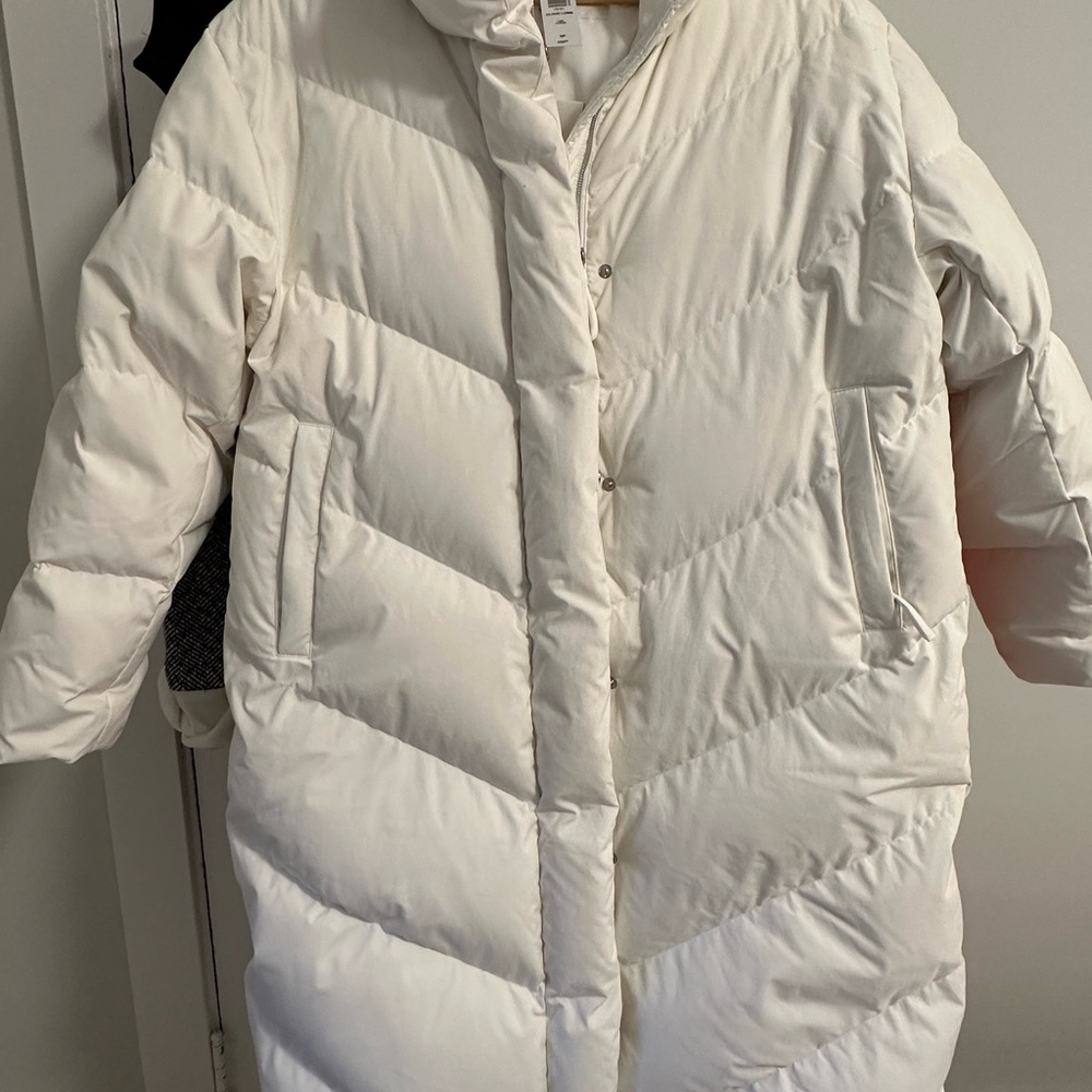 Wilfred Cream Puffer Jacket